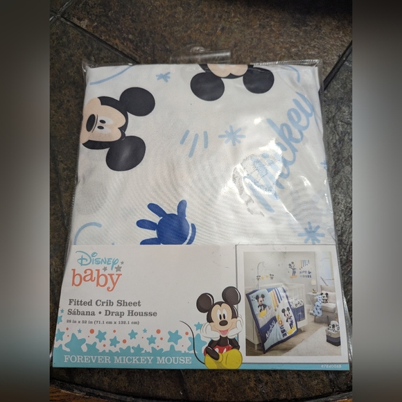 Disney Bedding New Mickey Mouse Fitted Crib Sheet Poshmark